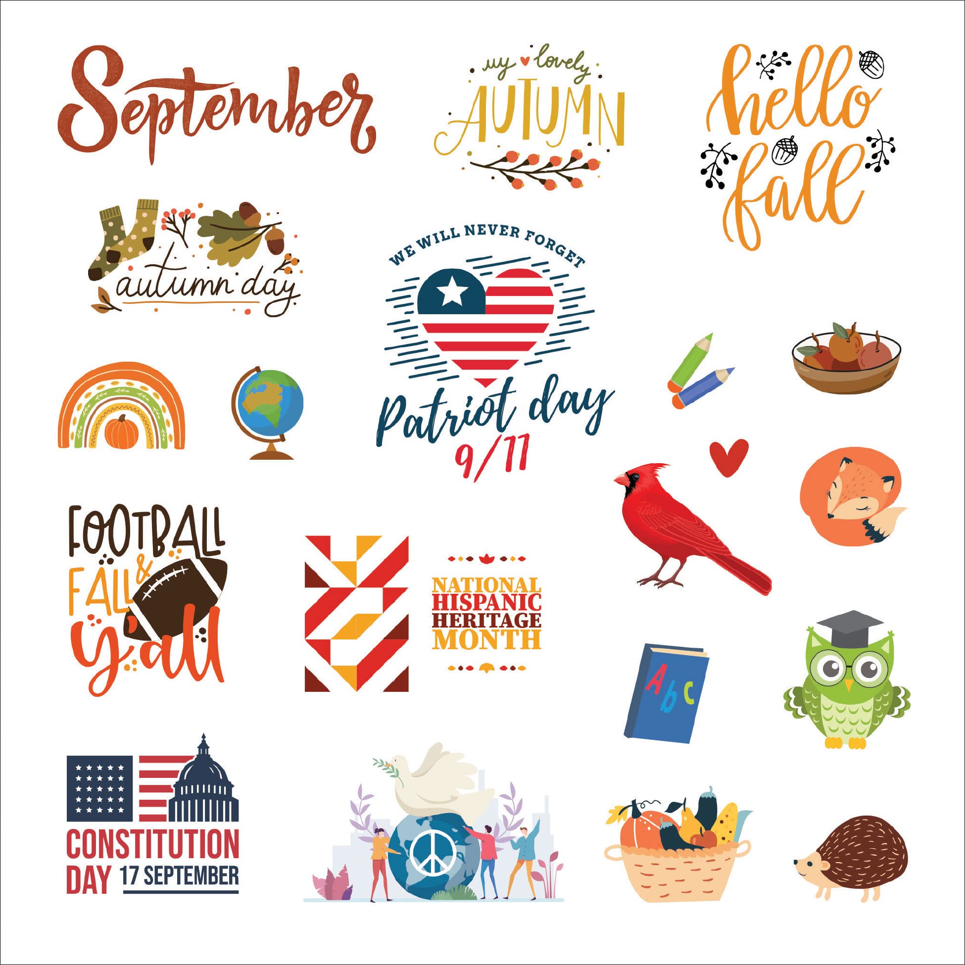 A Year in Stickers: Fun Pictures and Words to Highlight Celebrations
