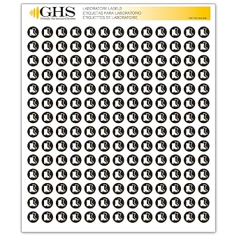 GHS/HazCom 2012 PPE Pictogram Labels, Boots, 1/2" Each Pack of 1820