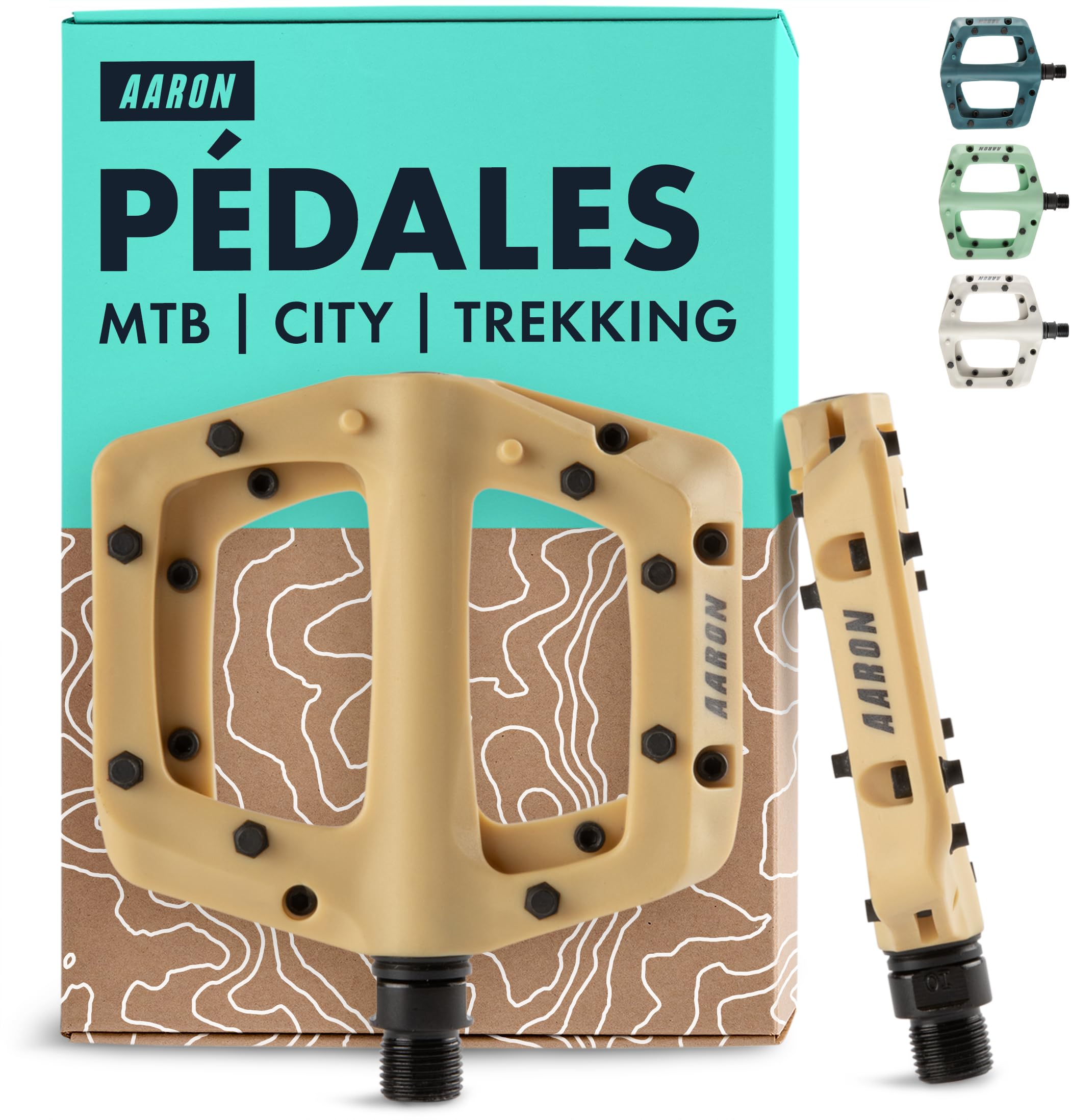 Pédales Dirt MTB durables avec roulement industriel étanche - 8