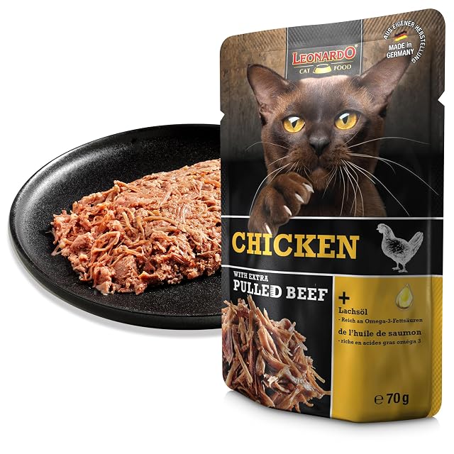 Foto 4 de 6 de Leonardo Bolsas [16x70g Pollo con Extra de Ternera desmenuzada] Pulled Beef