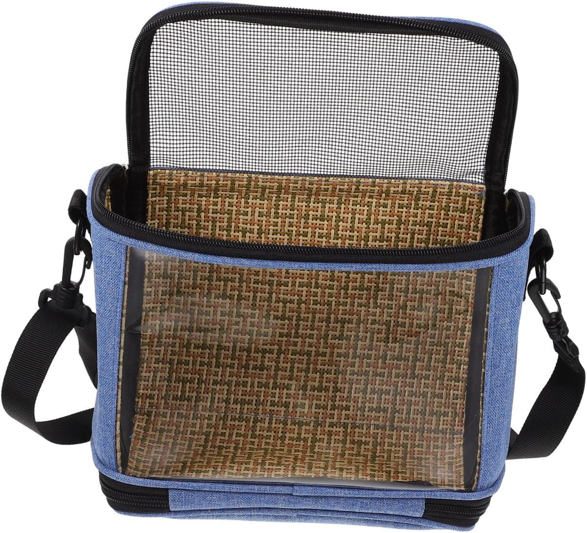 Luxshiny Portable Parrot Carrier Bag with Handle, Large Capacity Outdoor Bird Cage Crossbody Pouch for Travel and Daily Use