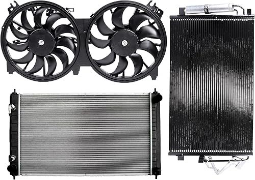 SCITOO 167110V110 Ventilador de refrigeración* 1+ 13270 radiador* 1+ condensador 3995* 1 apto para 2017 para Toyota para Camry