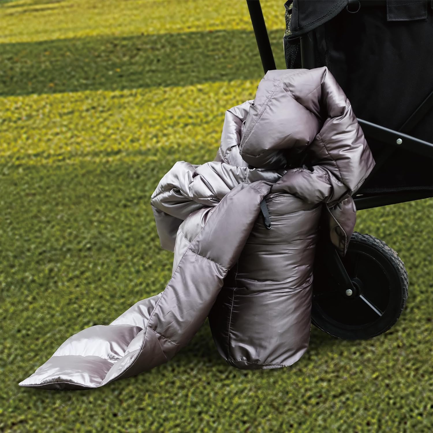 Down Throw Camping Blanket - Packable Lightweight Down Throw Blanket for Outdoor Travel Hiking Picnic RV, Puffy Warm Blanket 60" x 70" with Carry Bag, 650 Fill Power