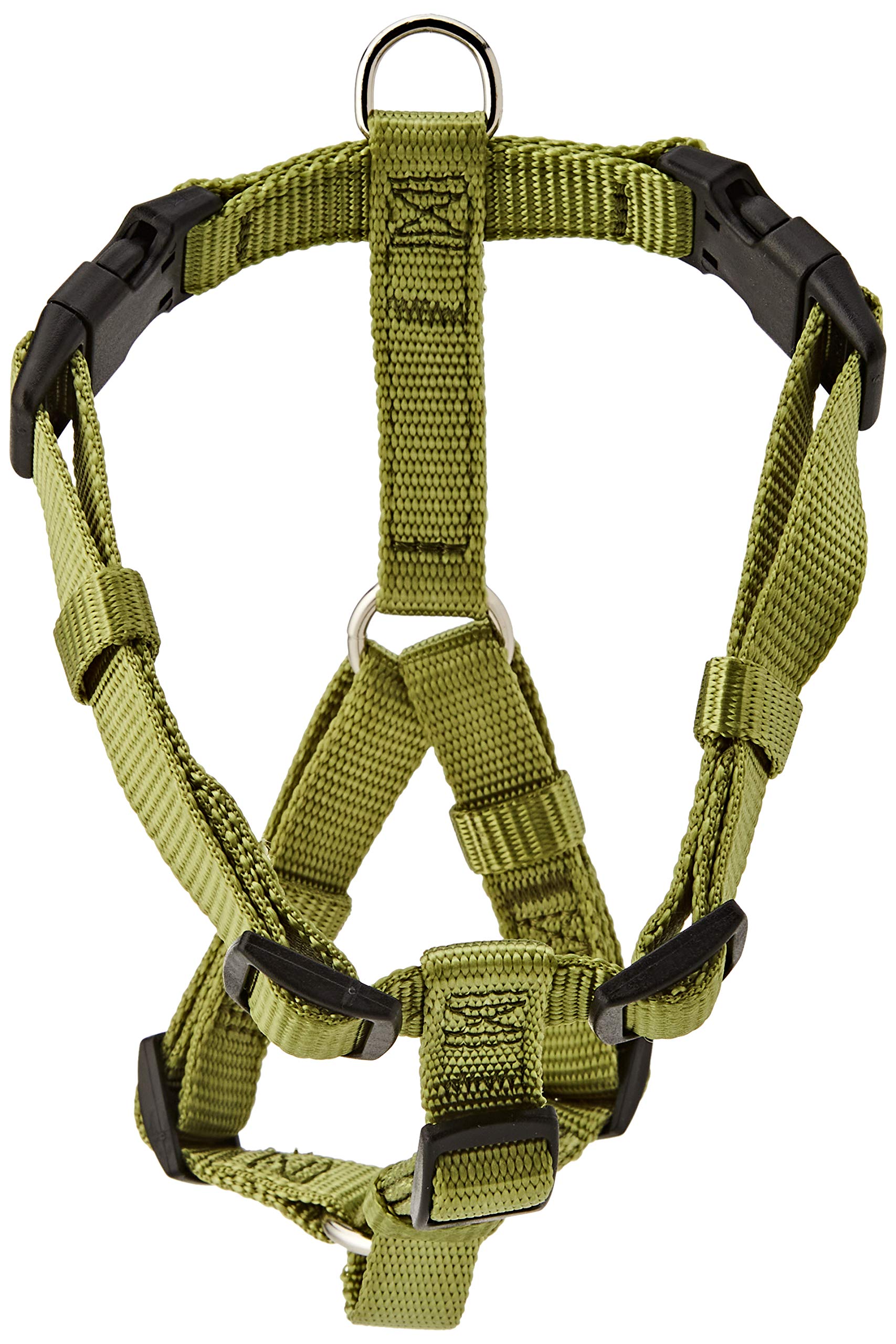 Image secondaire de Harnais en Nylon Vert pour Chien - Ajustable 15 mm x 30/50 cm