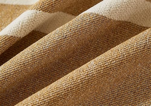 Miniatura 5 de Funda protectora para sofá, 3 cojines, 71 pulgadas de ancho x 118 pulgadas de largo, funda de sofá universal con patrón geométrico de chenilla,