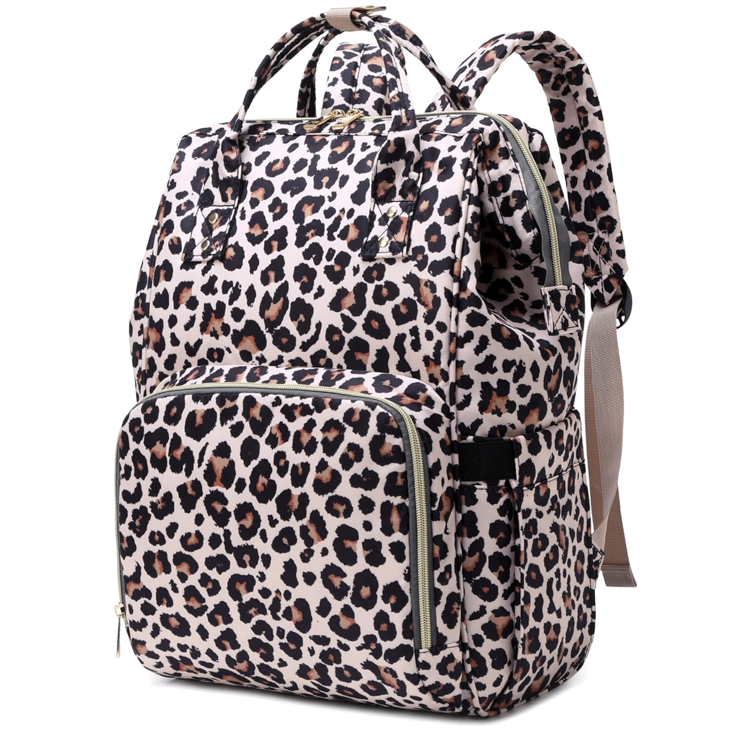 Leopard Women Laptop Backpack College School Backpack Bookbag 15 6 Inch Computer Backpacks for Work Business Travel