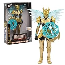 GORMITI THE NEW ERA – Gormita Del Clan Dell’Aria Windel Skye, Action Figure 27 Cm Articolato, Eroe Con Armatura Oro Nera E Accessorio Chakra Energetico, Per Bambini A Partire Dai 3 Anni
