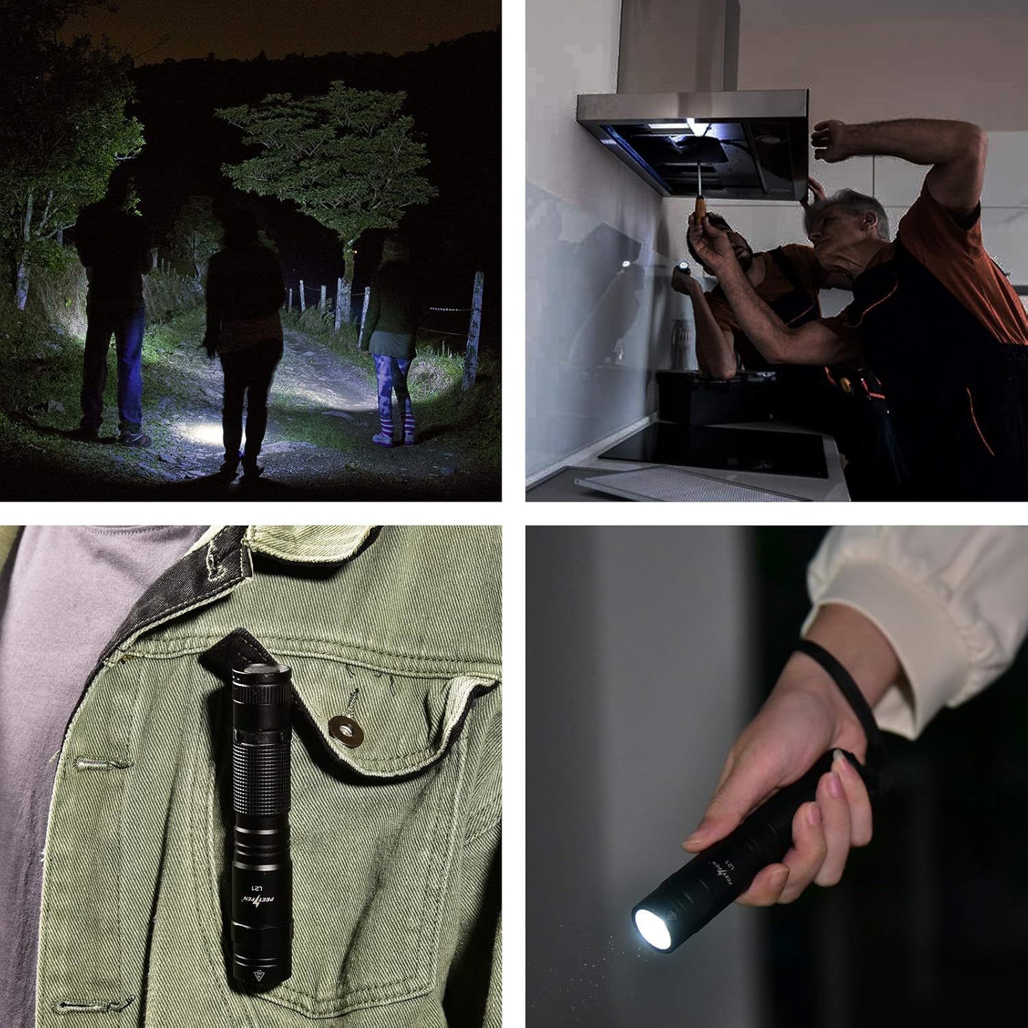 Flashlights Rechargeable,Tactical Flashlights High Lumens, 5 Modes,IP67 Water Resistant Ultra Bright Pocket LED Flashlights for Camping ,Outdoor,Hiking, Emergency : Tools & Home Improvement