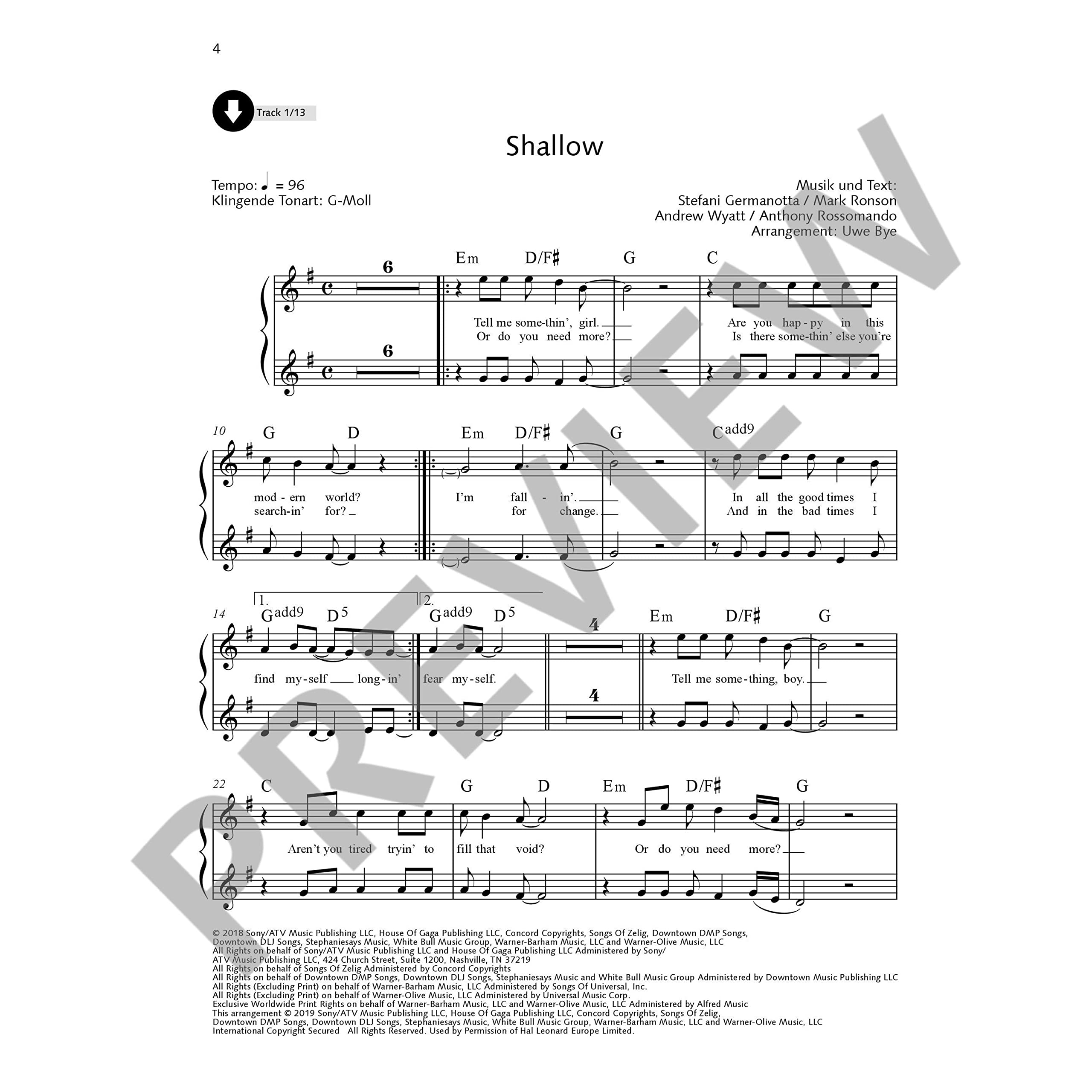 Pop For Saxophone 3: 12 Pop-Hits in Easy Arrangements zusätzlich mit 2. Stimme. Band 3. 1-2 Alt-Saxophone. (Pop for Alto Saxophone, Band 3)