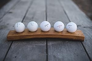 Golf Display Case: Wine Barrel Golf Ball Display