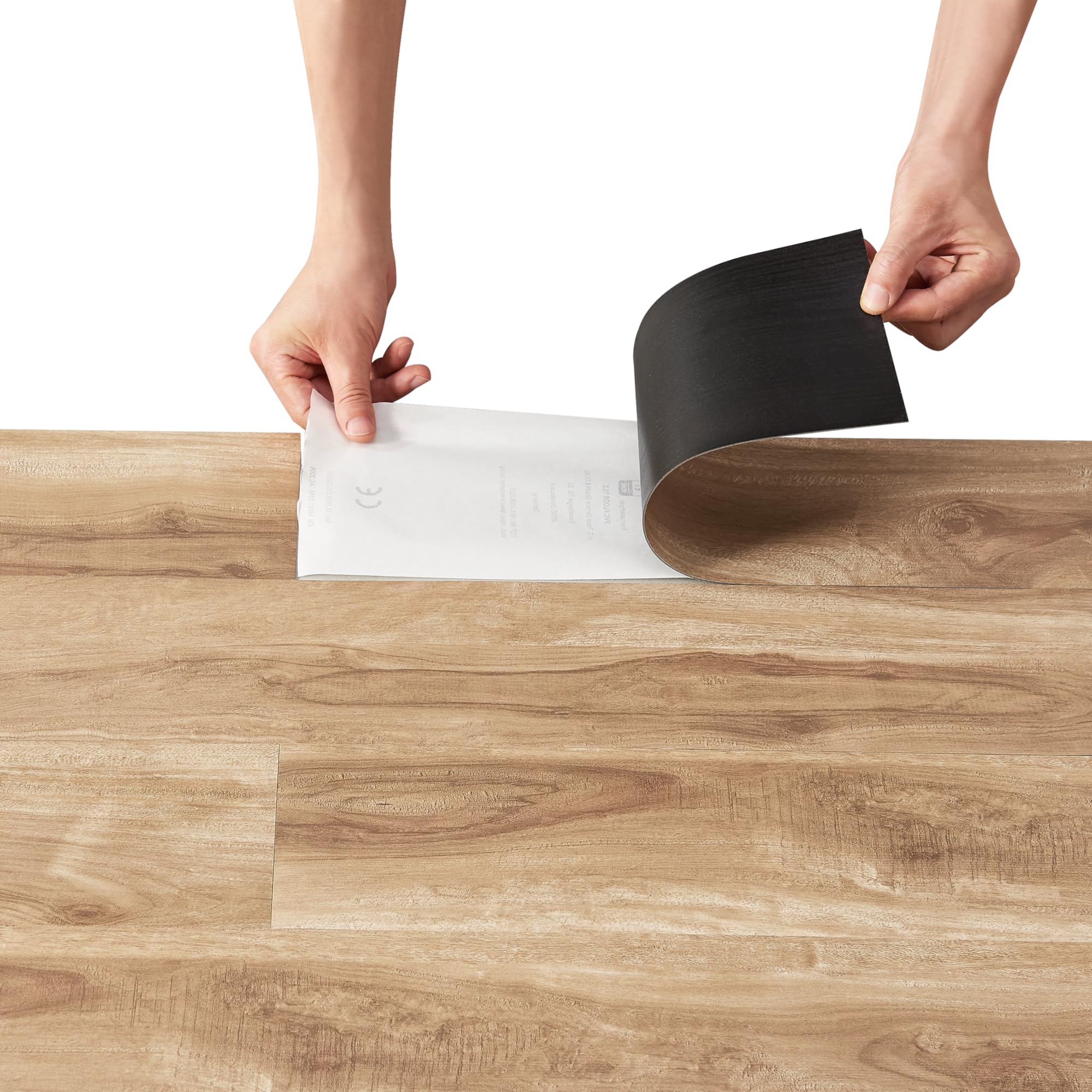 neu.holz Vinylboden Vanola Laminat Selbstklebend rutschfest Antiallergen Bodenbelag PVC-Platten 3,92 m² Natural Siberian Oak