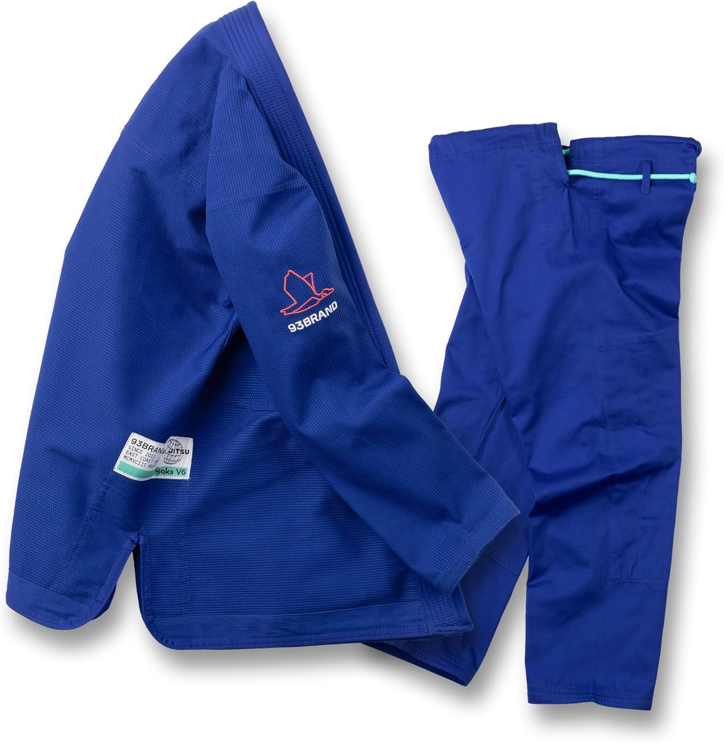 93Brand Hooks V6 Jiu Jitsu Gi (Royal Blue, A5)