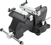 Vista 11 de Yost Prensas de banco multiusos de 5 pulgadas, ancho de mandíbula: 5 pulgadas, capacidad de mandíbula 2.9 pulgadas, modelo # MV-5