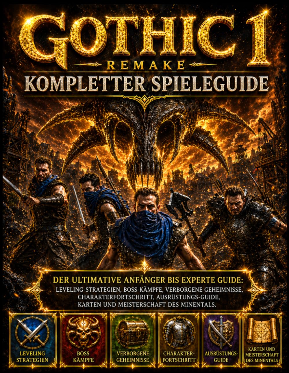 GOTHIC 1 REMAKE VOLLSTÄNDIGER SPIELANLEITUNG: Ultimativer Leitfaden für Anfänger und Experten: Levelstrategien, Bosskämpfe, versteckte Geheimnisse, ... und die Beherrschung des Tals der Minen.