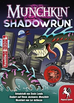Pegasus Spiele Munchkin Shadowrun - Black