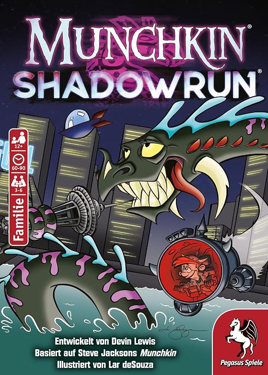 Pegasus Spiele Munchkin Shadowrun - Black