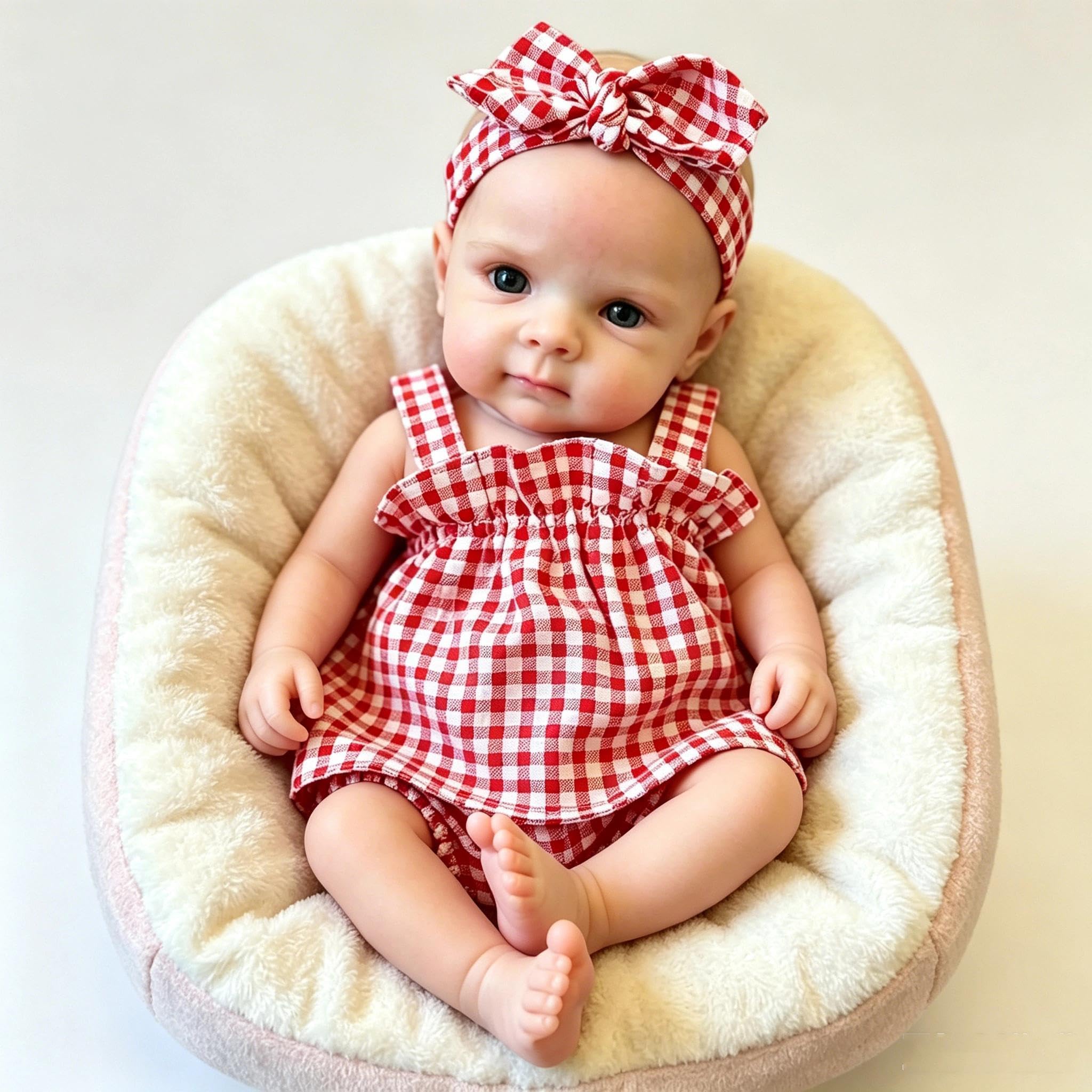 Anano Bebe Reborn Silicona Cuerpo Completo 30Cm Muñeca Reborn Silicona niña