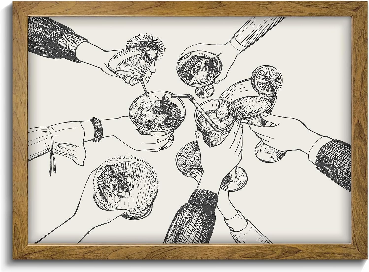 Cheers Wall Art Celebration Poster, Cheers Print, Cheers Poster, Wine Dranking Wall Decor