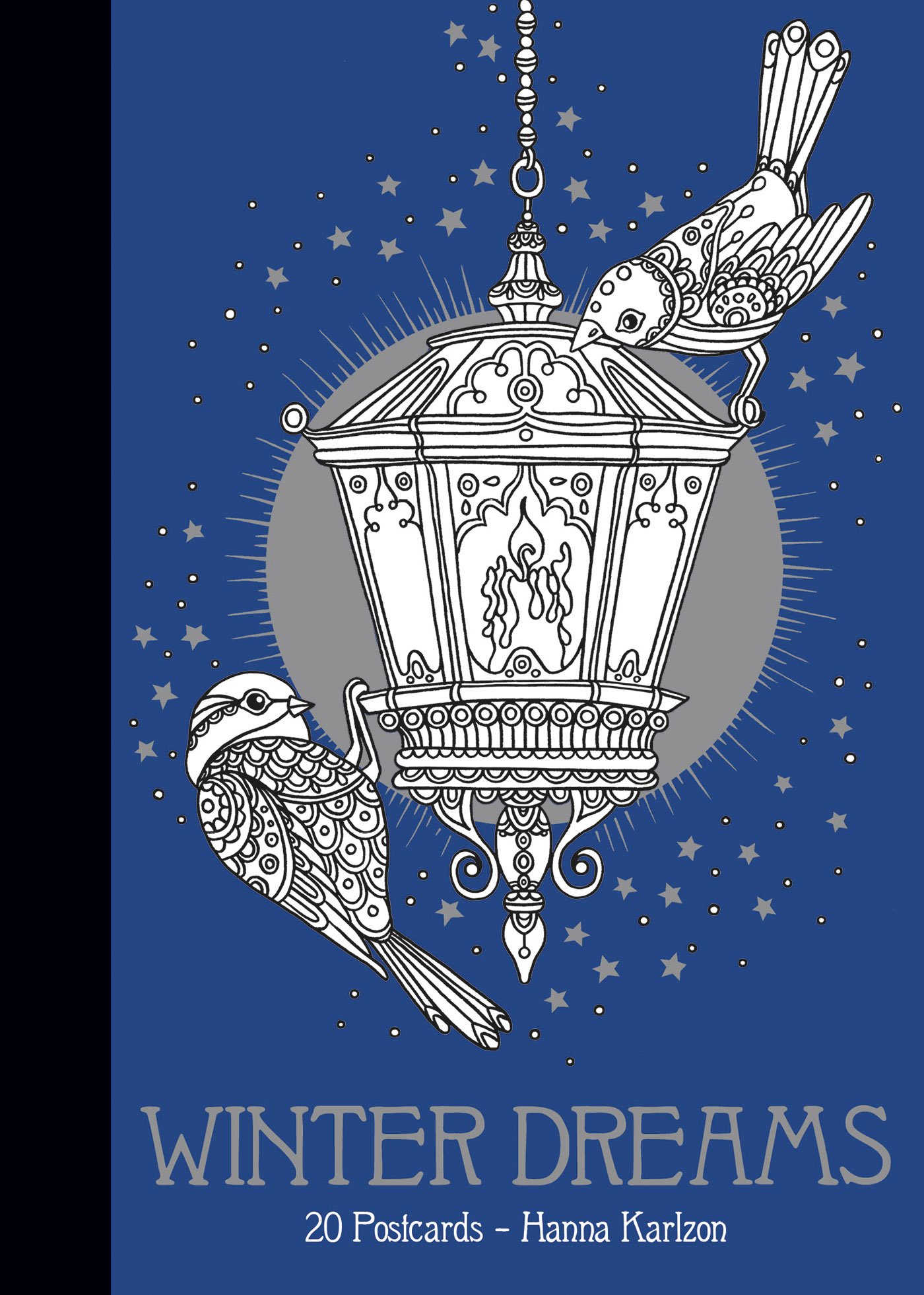 Winter Dreams 20 Postcards: Originally Published in Sweden as "Vinterdrömmar: 20 vykort att färglägga" Paperback – August 9, 2016