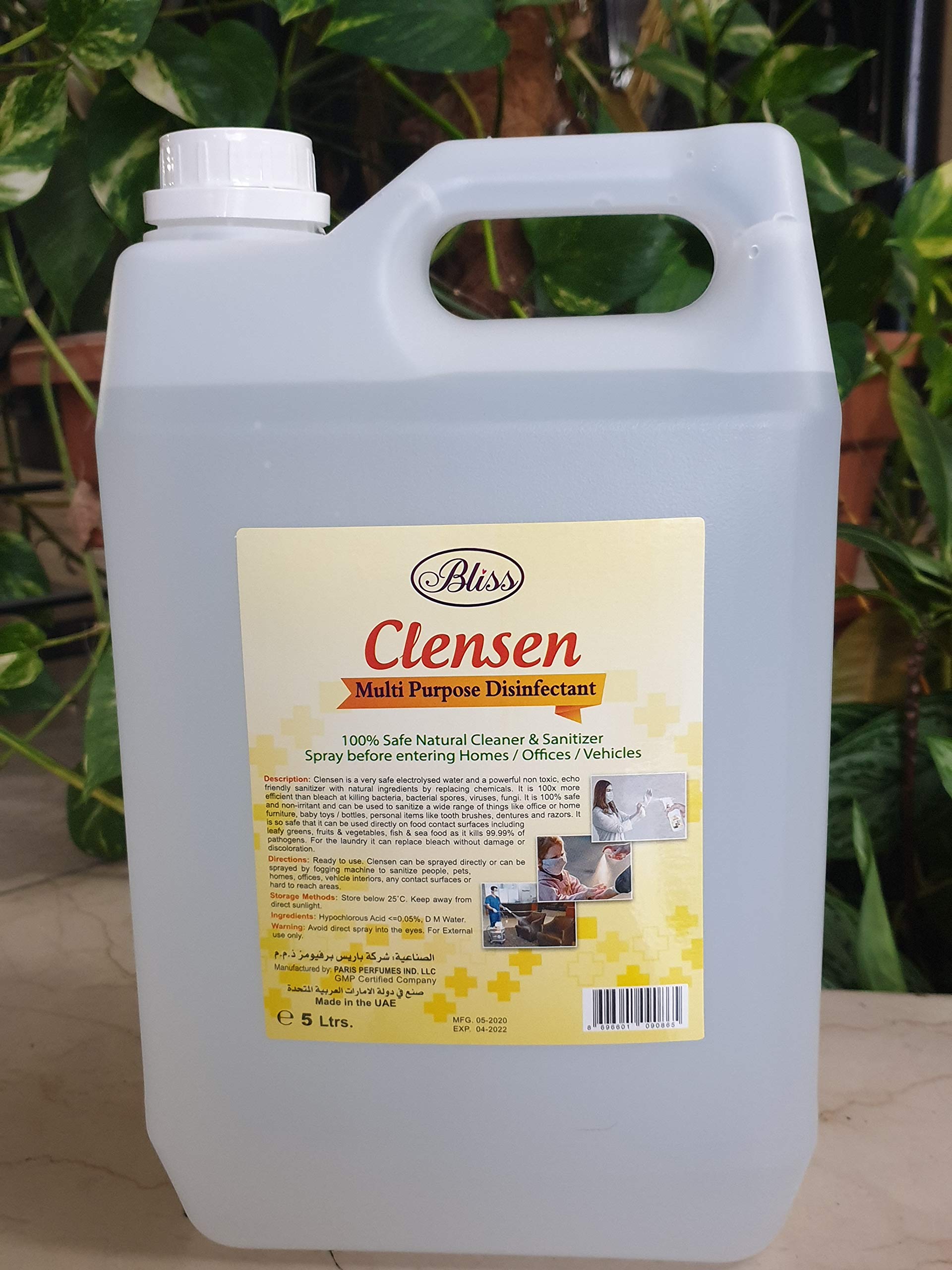 Bliss Clensen Multipurpose Disinfectant 5Litres
