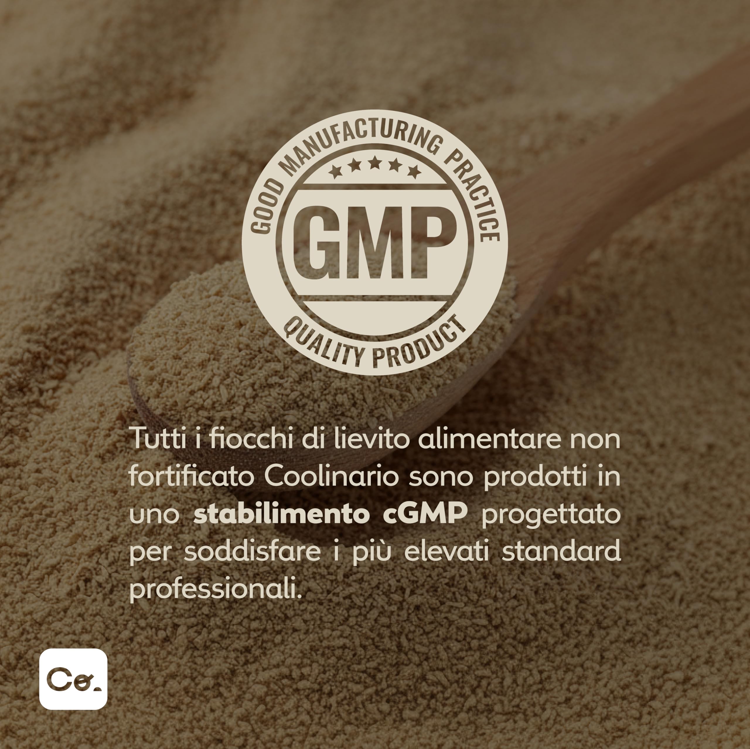 Coolinario Lievito Alimentare Non Fortificato (56 g) | Condimento Naturale Vegano Ricco di Proteine e Fibre | Sapore Tostato per Piatti Salati | Senza Glutine e 100% Vegetale
