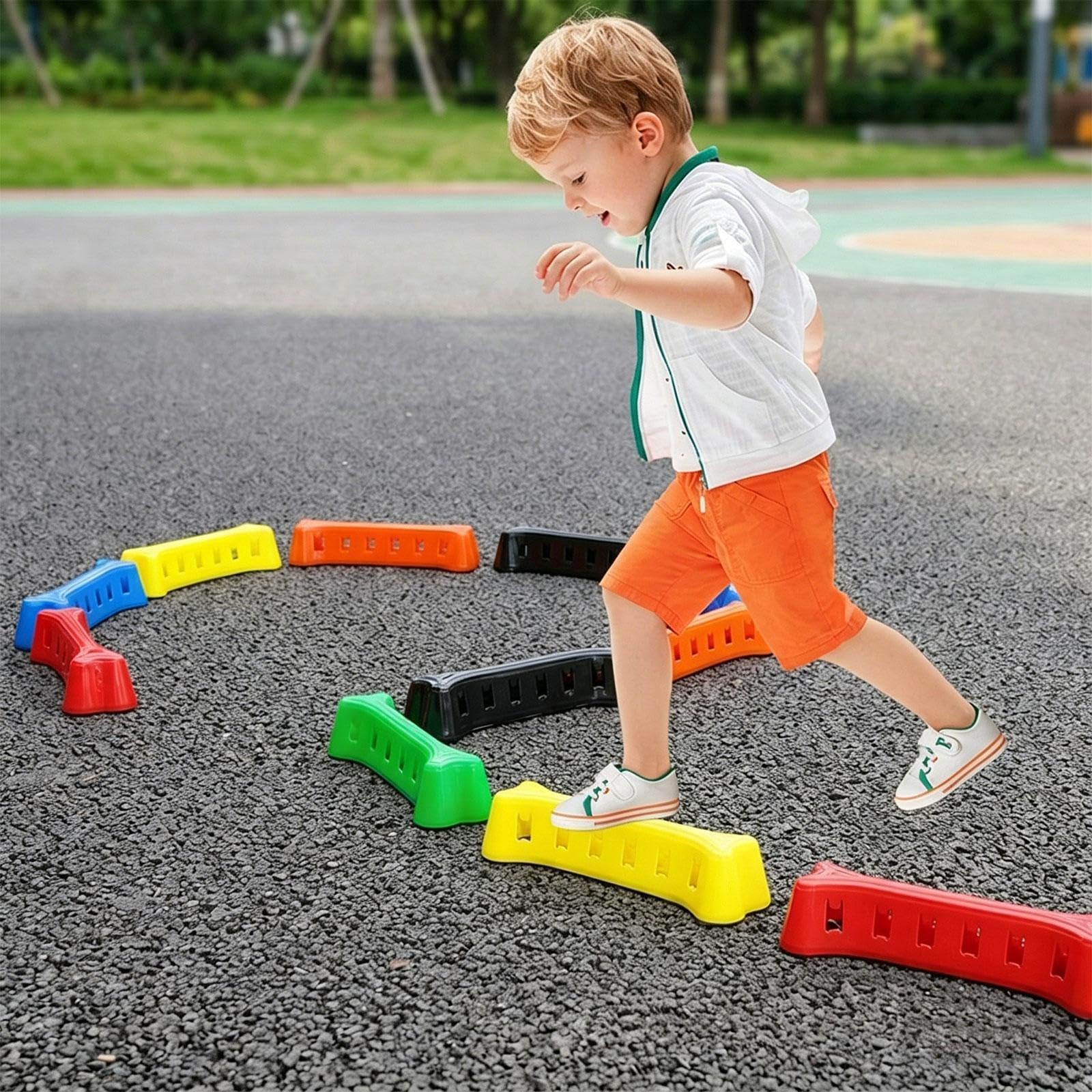 Lot de 6 Pierres D'équilibre pour Enfants, équipement D'entraînement et Jouet Sensoriel.