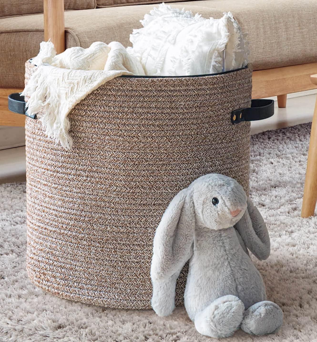 Weekender 8 Cotton Rope Basket  Stylish Knitting Storage for Your Home –  Thread and Maple