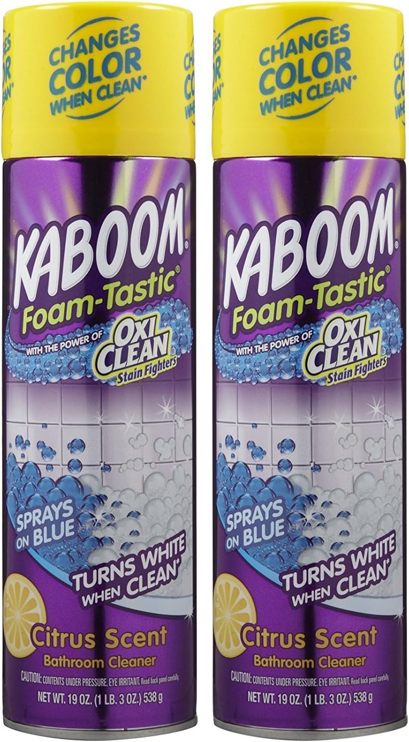 Kaboom with OxiClean Foam-Tastic - Citrus - 19 oz - 2 pk