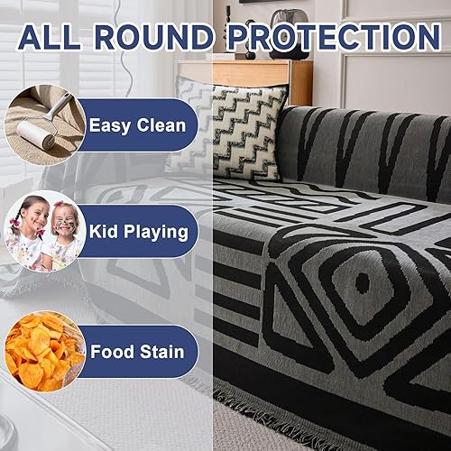 Vista 195 de VClife - Funda para sofá de 2 plazas o modular, de felpilla, antideslizante, lavable, apta para perros, protectora, caqui, 71 x 118 pulgadas 0 0