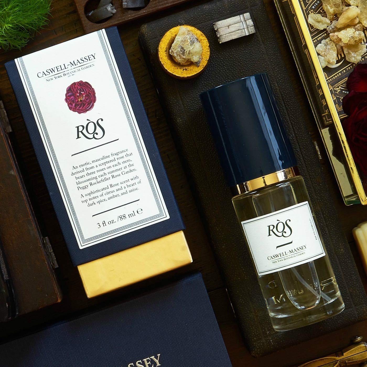 Amazon.com : Caswell-Massey RÒS Eau de Parfum Floral Spicy Amber
