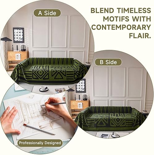 Vista 339 de VClife - Funda para sofá de 2 plazas o modular, de felpilla, antideslizante, lavable, apta para perros, protectora, caqui, 71 x 118 pulgadas 0 0