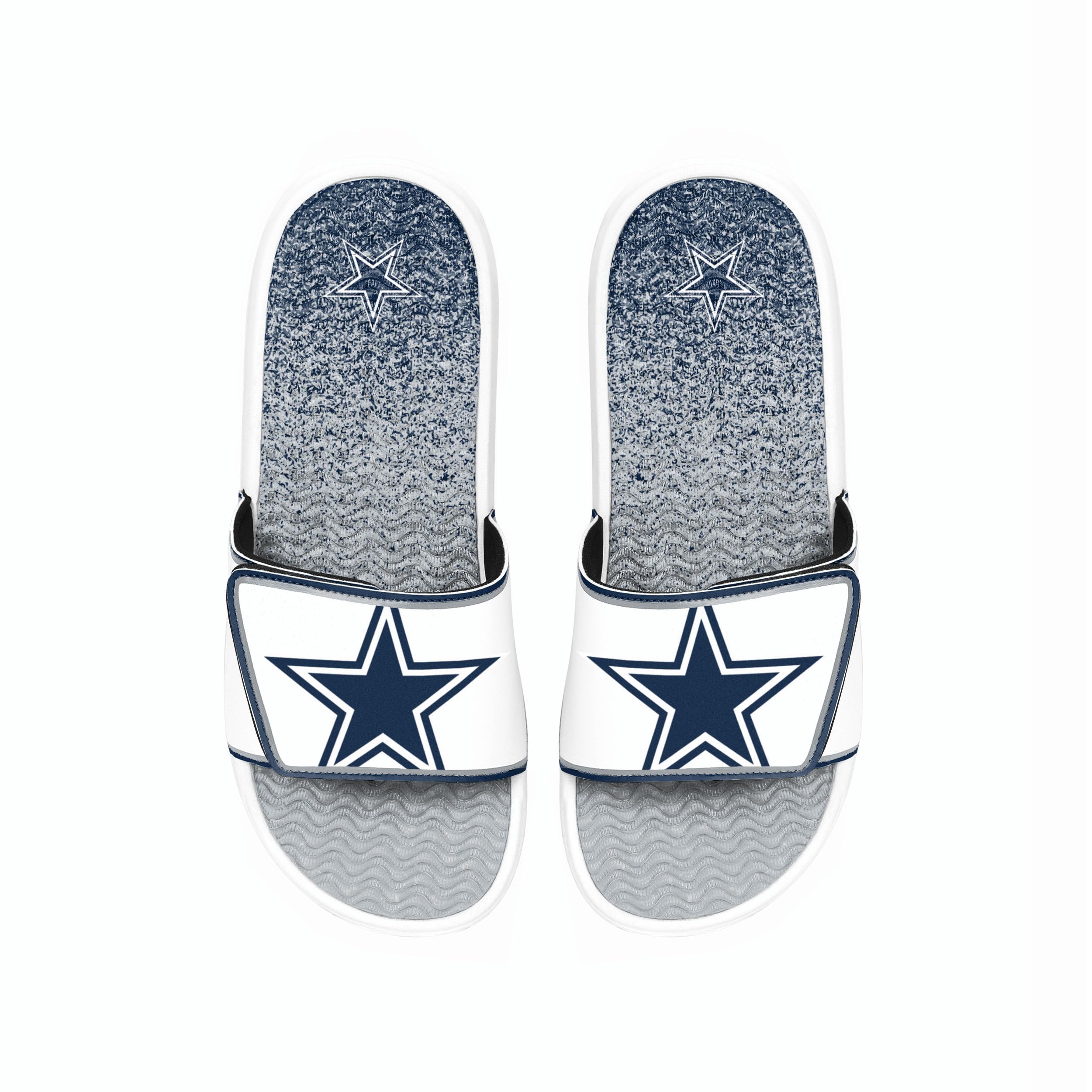 FOCO mens Nfl Primary Team Logo Gradient Gel Slide Sandals