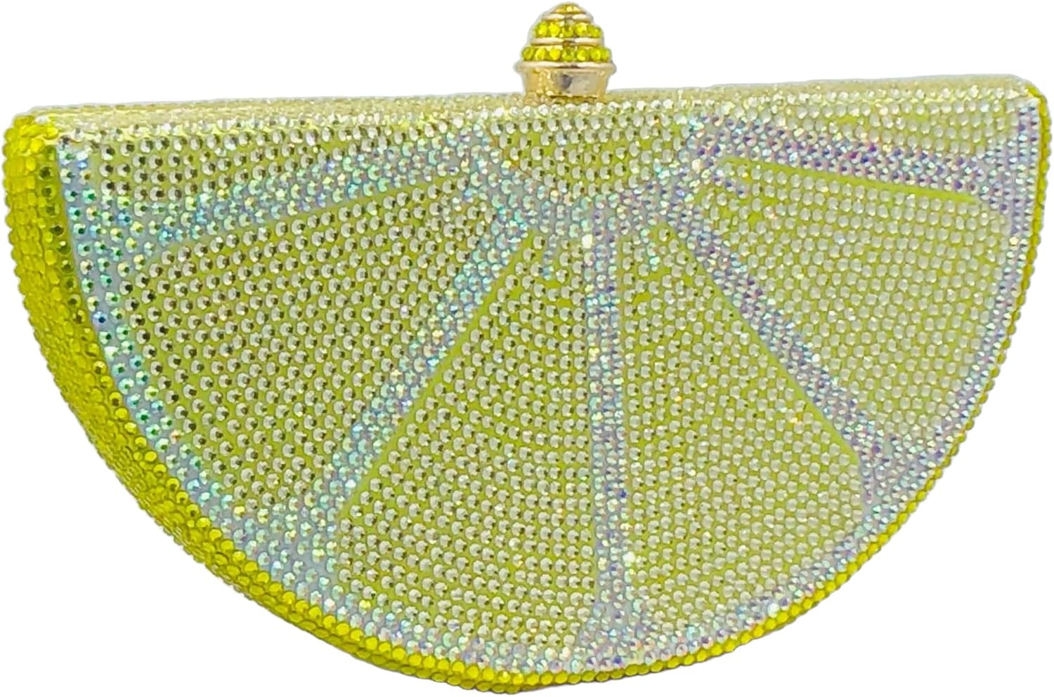 Boutique De FGG Mini Fruits Rhinestone Clutch Purses for Women Dressy,Sparkly Crystal Clutch Evening Bags,Wedding Handbags