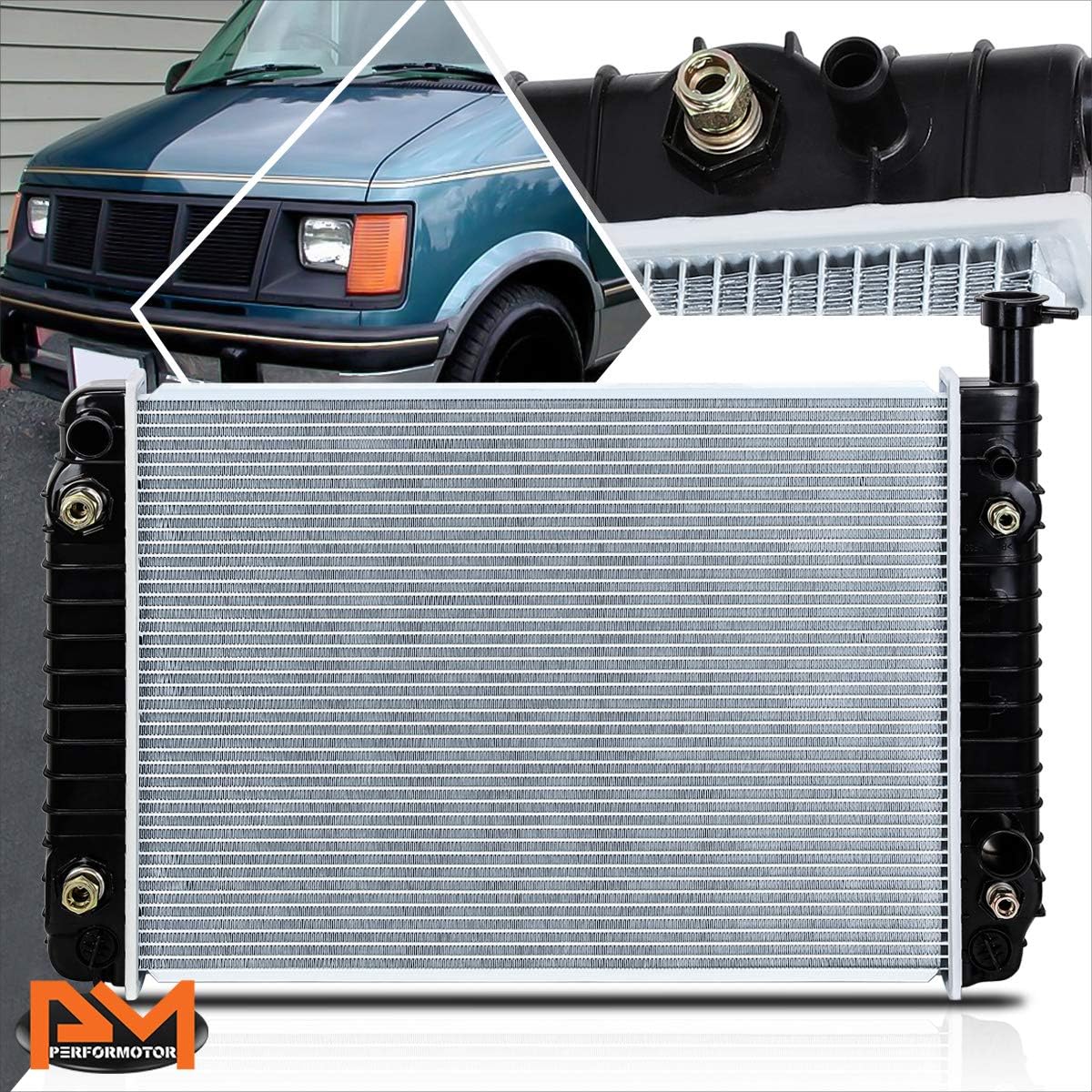 DPI-312 OE Factory Style Aluminum Core Radiator Compatible with 85-94 GMC Safari/Chevy Astro 4.3 V6 AT