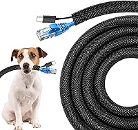 Vista 10 de Secbolt Protectores de Cables para Mascotas No Mordedores, 3.05m - 1.27 cm Cubiertas de Cables Ultra Duraderas para Mascotas, Protector de Cables