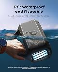 soundcore Boom 2 Outdoor Speaker, 80W, Subwoofer, BassUp 2.0, 24H Playtime, IPX7 Waterproof, Floatable, RGB Lights, USB-C, Custom EQ, Bluetooth 6.0, Portable, Camping, Beach, and Backyard-Black