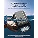 Soundcore Boom 2 By Anker, Outdoor Speaker, 80W, Subwoofer, BassUp 2.0, 24H Playtime, IPX7 Waterproof, Floatable, RGB Lights, USB-C, Custom EQ, Portable for Camping and Beach - Black Product Image 5
