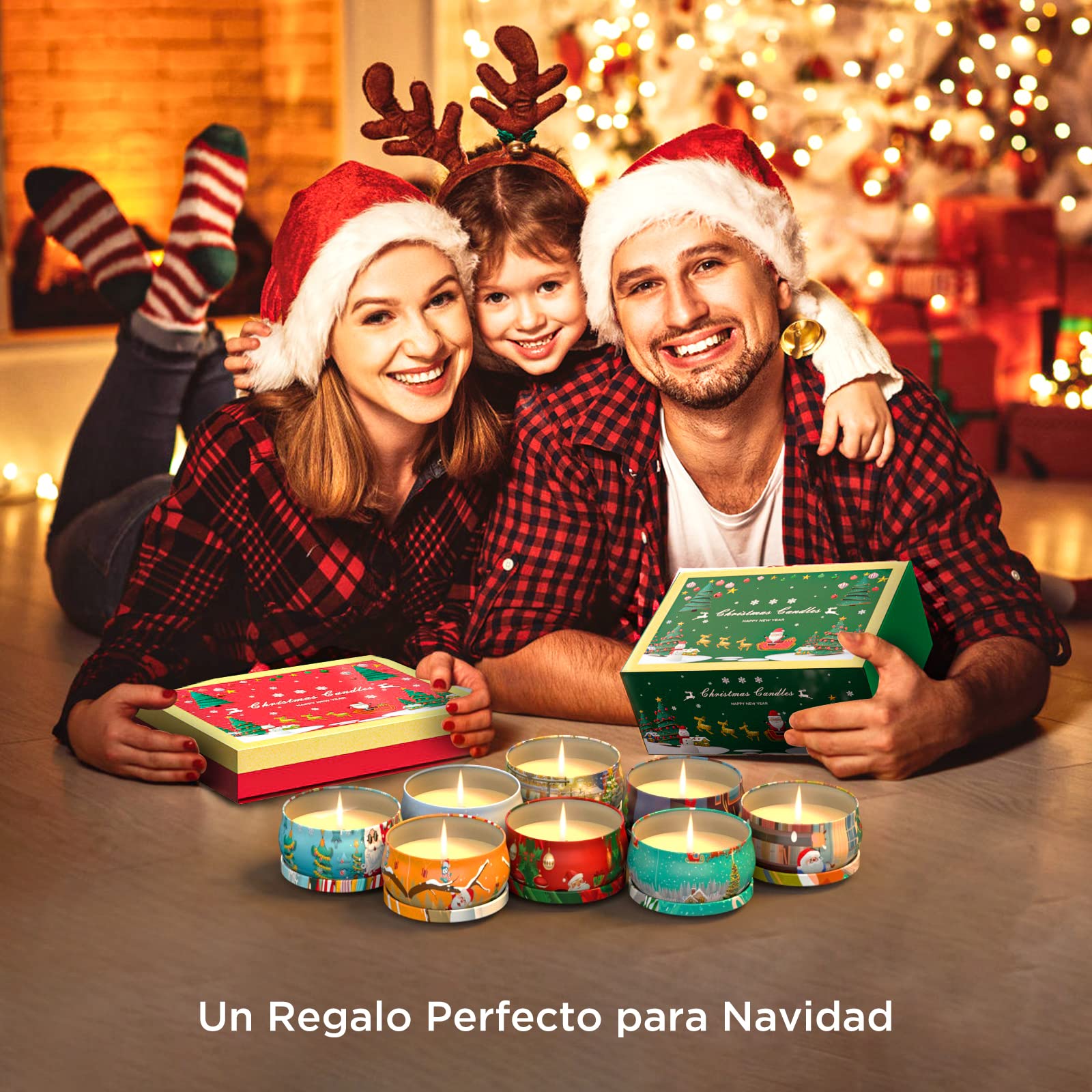 Primevolve 12 Pezzi candele profumate, 100% Cera di Soia Naturale, pensierini natalizi, set regali donna, Adatto per Compleanno Matrimonio Bagno Yoga