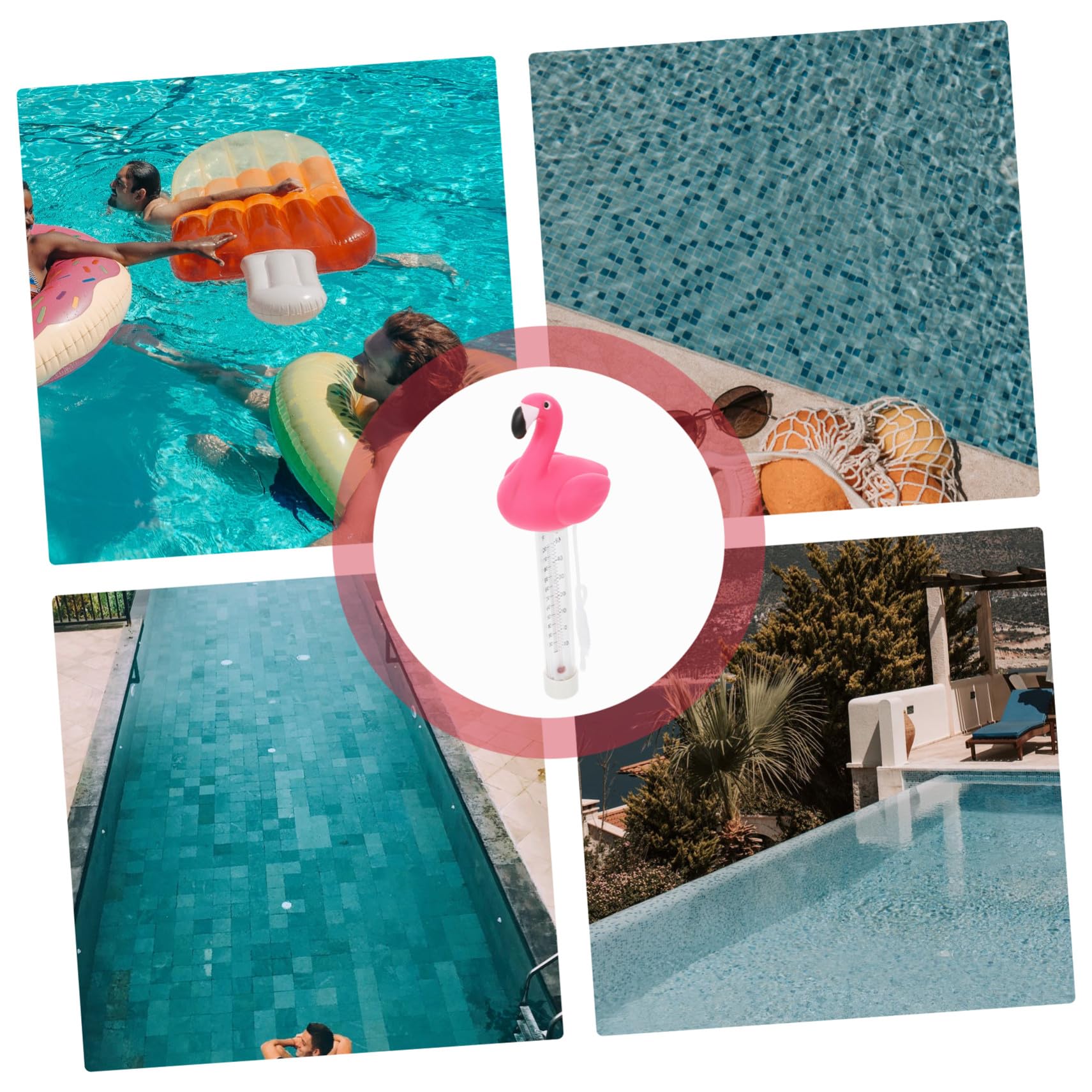 Toddmomy 3 Pezzi Termometro Ad Acqua Termometro Per Piscina Senza Fili Termometri Della Piscina Galleggiante Termometri Da Bagno Simpatico Per Da Bagno Roseo