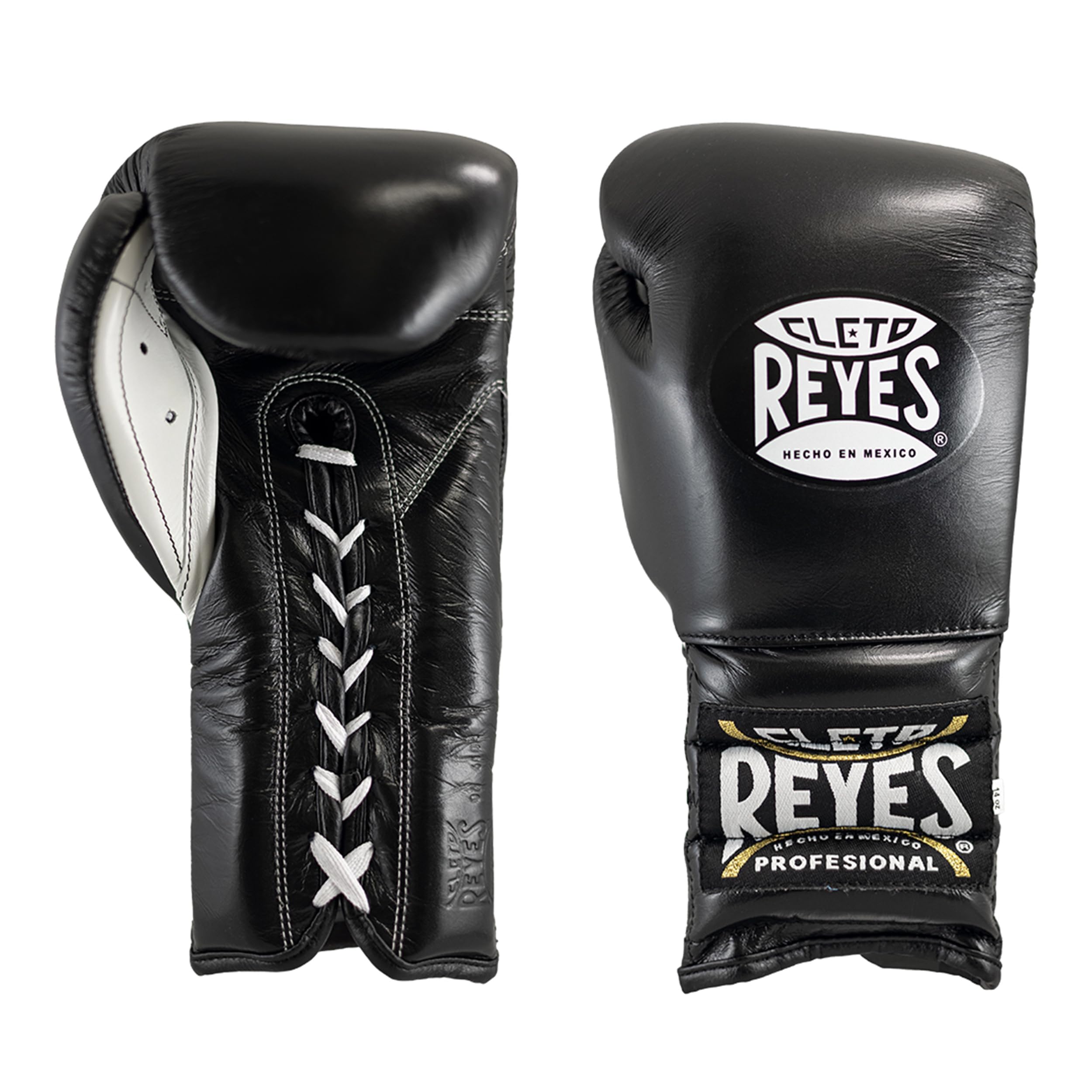 CLETO REYES Traditional Professional-Grade Boxing Gloves with Laces for Training, Sparring and Heavy Punching Bags for Men and Women, MMA, Kickboxing, Muay Thai