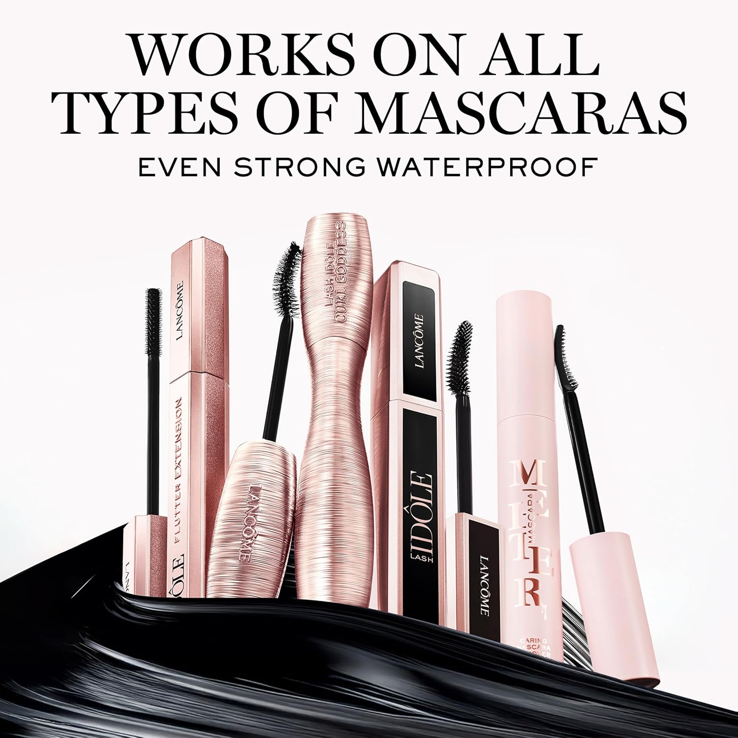 Lancôme Mascara Melter Gentle Mascara Remover, 0.27 fl oz – Effortlessly Dissolves Waterproof & Longwear Mascara, Non-Irritating, Suitable for Sensitive Eyes & Contact Lens Wearers, Hydrating Formula - Image 9