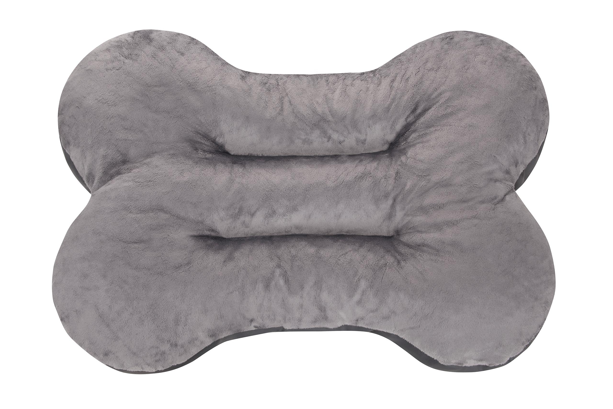 Materassino per cani, cuscino per cani, cuscino per cani, letto per animali domestici, morbido, dimensioni: M – 95 x 67 cm, grafite