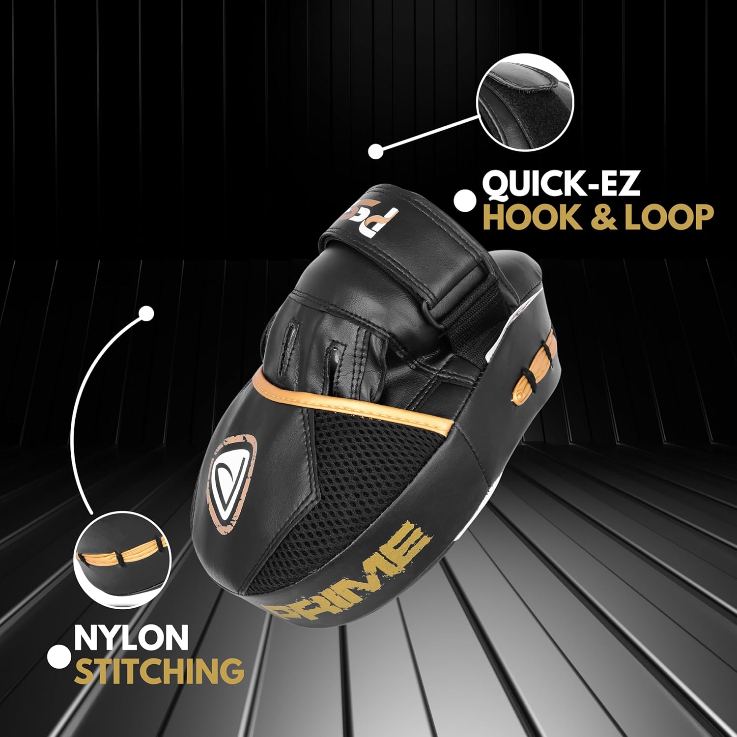 Kids Boxing 6 Pieces Set Uniform top & Short Boxing Gloves Black 1021 Focus Pad Black 1109 wrap-Skipping Rope & Keychain-Professional Accessories kit for Sparring Sports – 6OZ