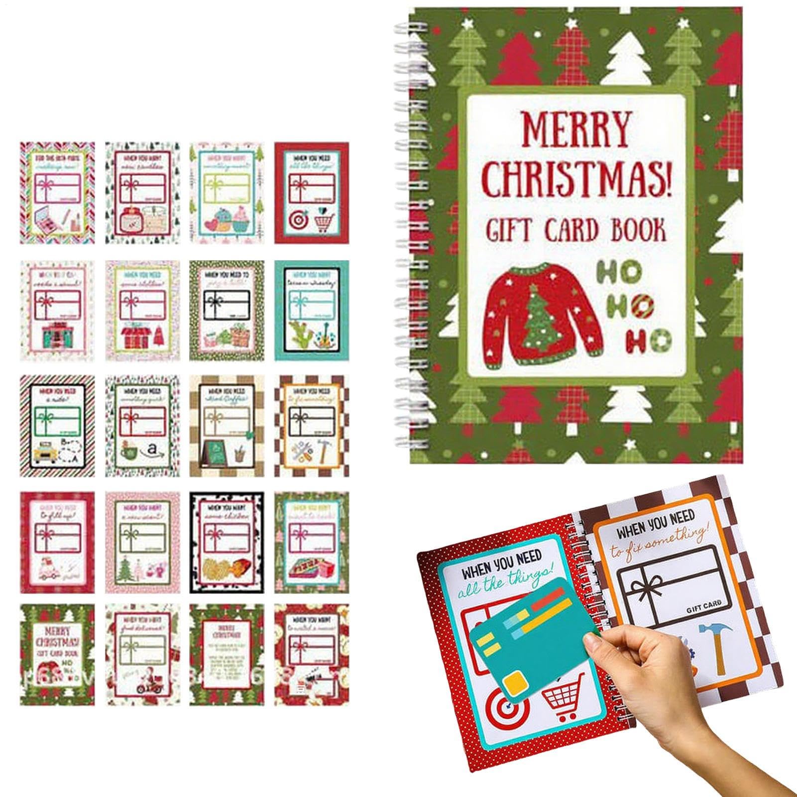 Organizador de tarjetas de felicitación navideñas para niños, jóvenes y adultos