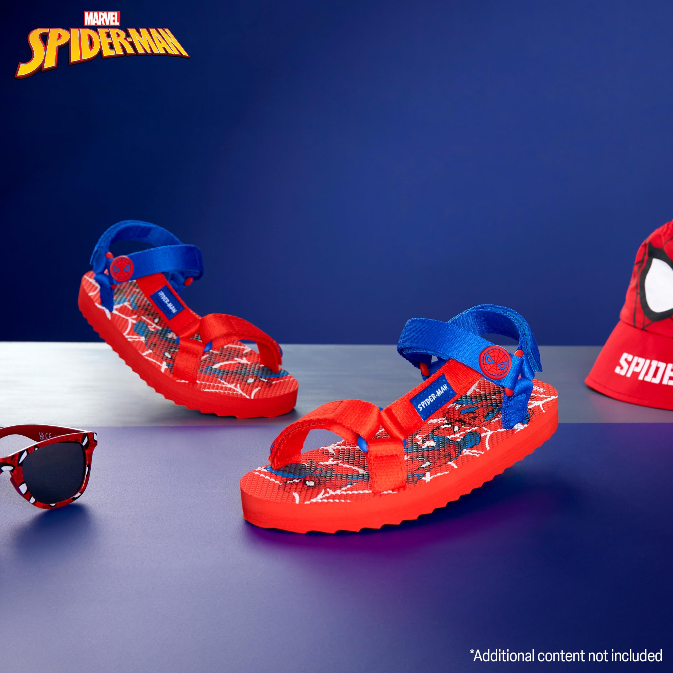 Marvel Sandalias Niño, Zapatos de Verano con Correas Ajustables - Regalos para Niños