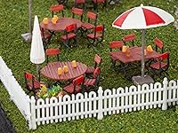 Vista 10 de Lionel Anheuser-Busch Biergarten HO Gauge Kit de construcción de tren