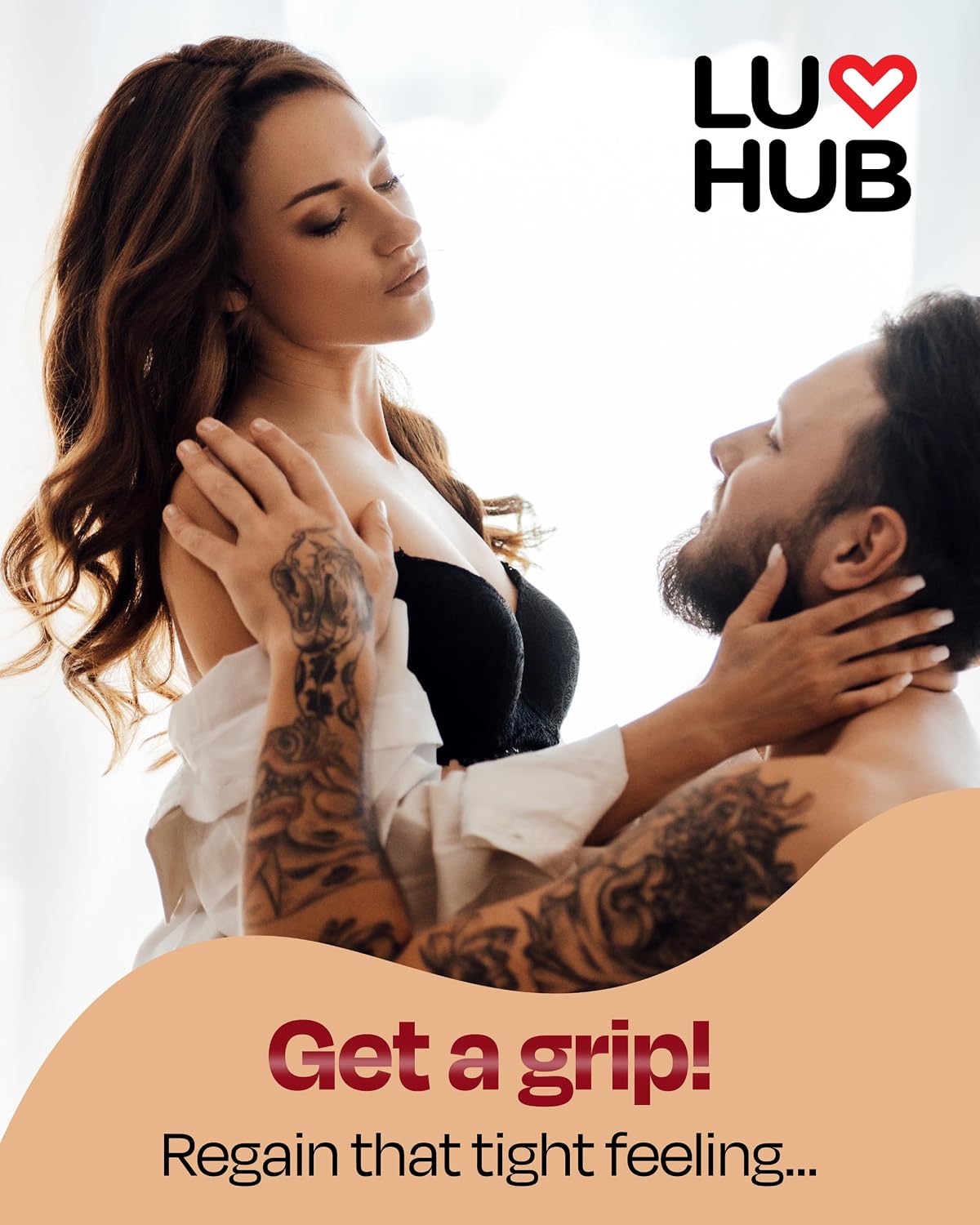Luv Hub Vaginal Tightening Gel - Tighten your Vagina - Natural Firming Cream for Intimate Wellness - Compatible with Sensitive Skin, Hormonal Shifts, Postpartum Recovery - 1oz