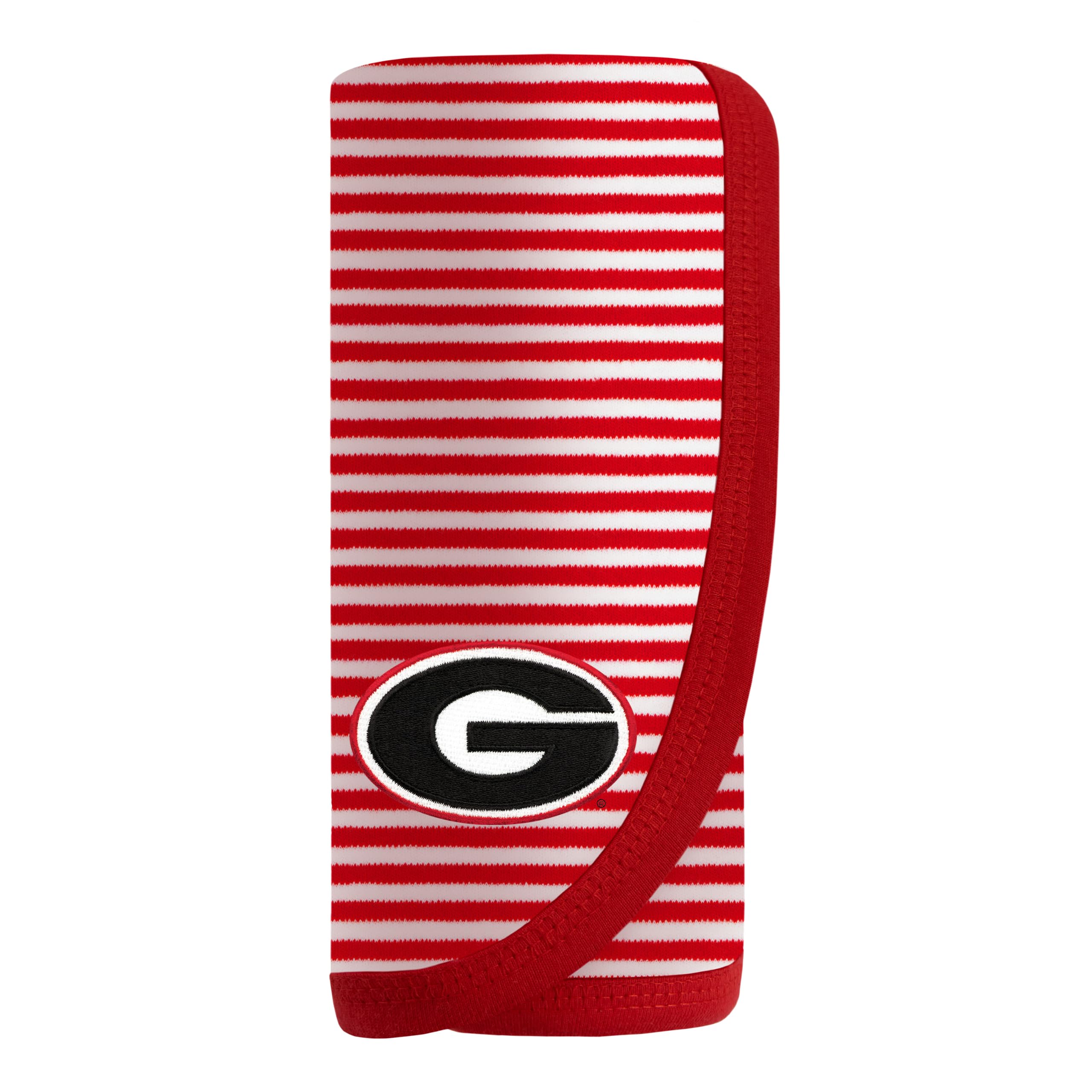 Creative Knitwear College Baby NCAA Infant Striped/Solid Blanket, Unisex, One Size 37.5 X 33.5