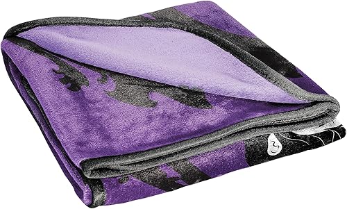 Miniatura 5 de Wednesday and The Addams Family - Manta de cristal manchado, mide 46 x 60 pulgadas, ropa de cama para niños, forro polar súper suave