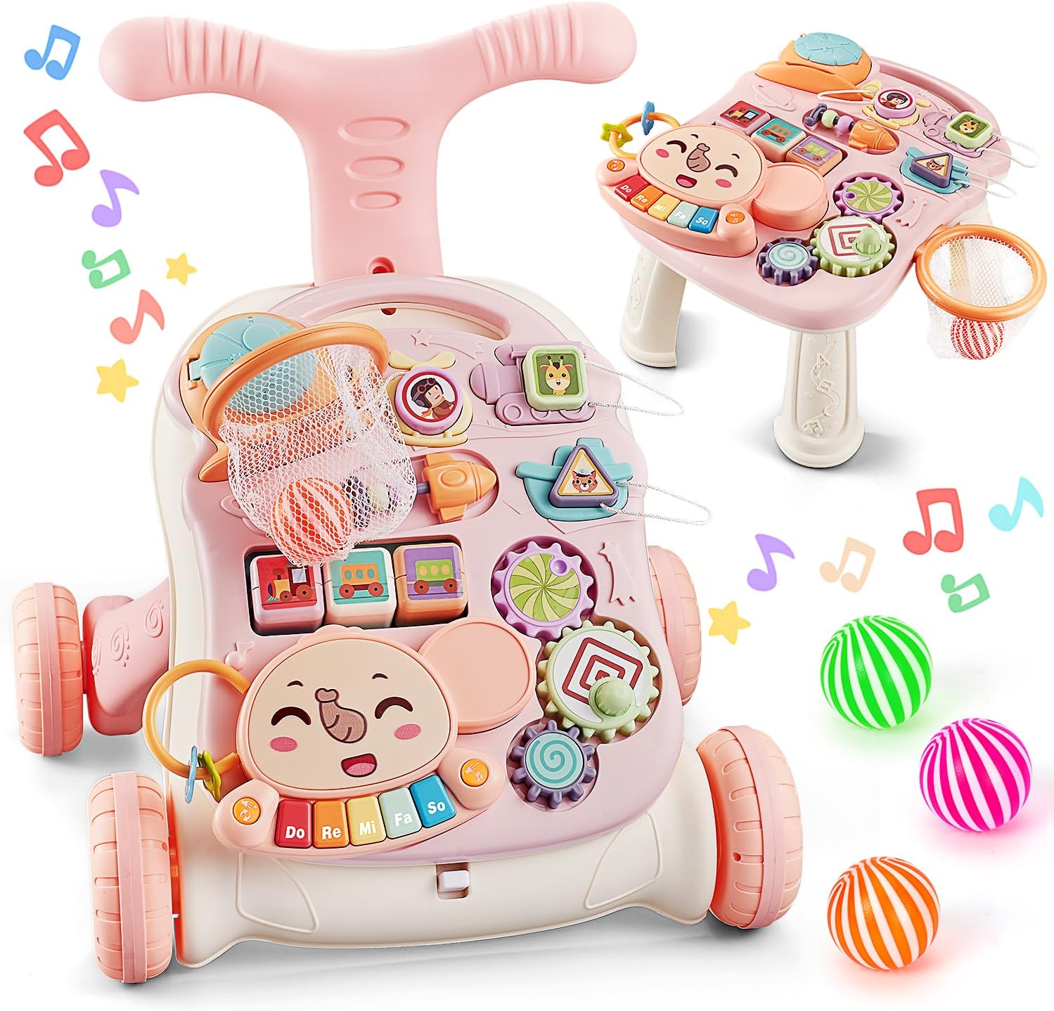 Year Old QDRAGON 3 In 1 Baby Walker And Activity Center For Baby Girl, Toddler 2 Year Old